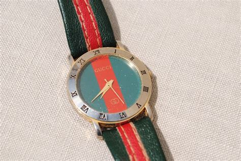 gucci garden watch|gucci watch green and red.